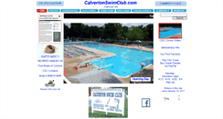 Desktop Screenshot of calvertonswimclub.com